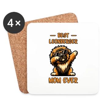Leonberger Saying Funny Leonberger Gift - Coasters (set of 4) - white - Front