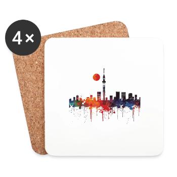 Tama - Coasters (set of 4) - white - Front