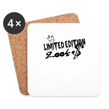 Limited Edition 2004 Birthday Born in 2004 - Coasters (set of 4) - white - Front