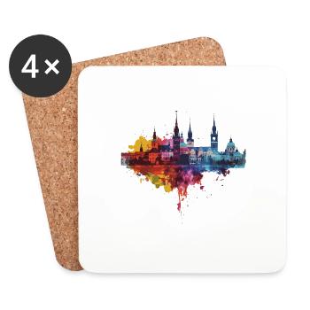 Cracow - Coasters (set of 4) - white - Front