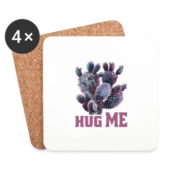 Before You Hug Me Don't 5 - Untersetzer (4er-Set) - Weiß - Vorne