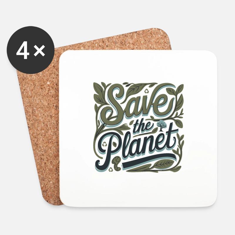 SAFE - Coasters (set of 4) - white