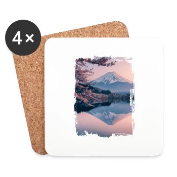 Japan - Coasters (set of 4) - white - Front