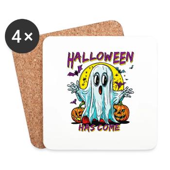 HALLOWEEN EST ARRIVÉ - Dessous de verre (lot de 4) - blanc - Devant