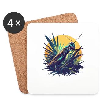 Grilling Grilling - Coasters (set of 4) - white - Front