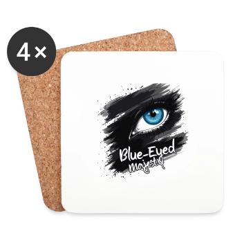 BLUE EYED - Coasters (set of 4) - white - Front