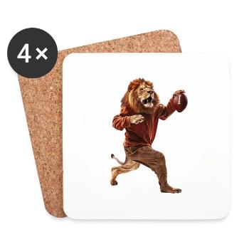 Lions Football - Coasters (set of 4) - white - Front