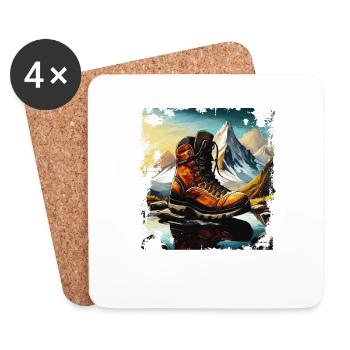 HIKING BOOT - Coasters (set of 4) - white - Front