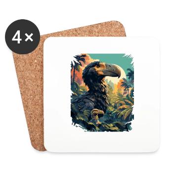 Dodos Dodo - Untersetzer (4er-Set) - Weiß - Vorne
