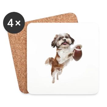 Shih Tzu - Coasters (set of 4) - white - Front
