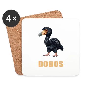 Dodos Dodo - Untersetzer (4er-Set) - Weiß - Vorne