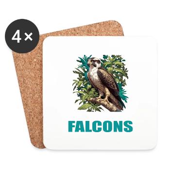 Falcon Falcon - Coasters (set of 4) - white - Front