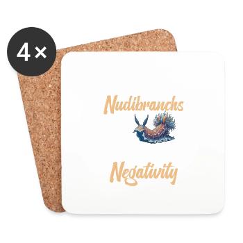 Wenn Jemand Sagt, Dass Sie Zu Viele Nacktschnecken - Untersetzer (4er-Set) - Weiß - Vorne