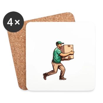 Package Handler 6 - Untersetzer (4er-Set) - Weiß - Vorne
