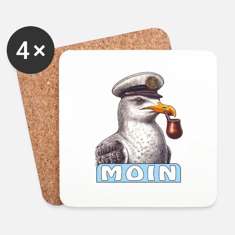 MÖVE MOIN - Untersetzer (4er-Set) - Weiß