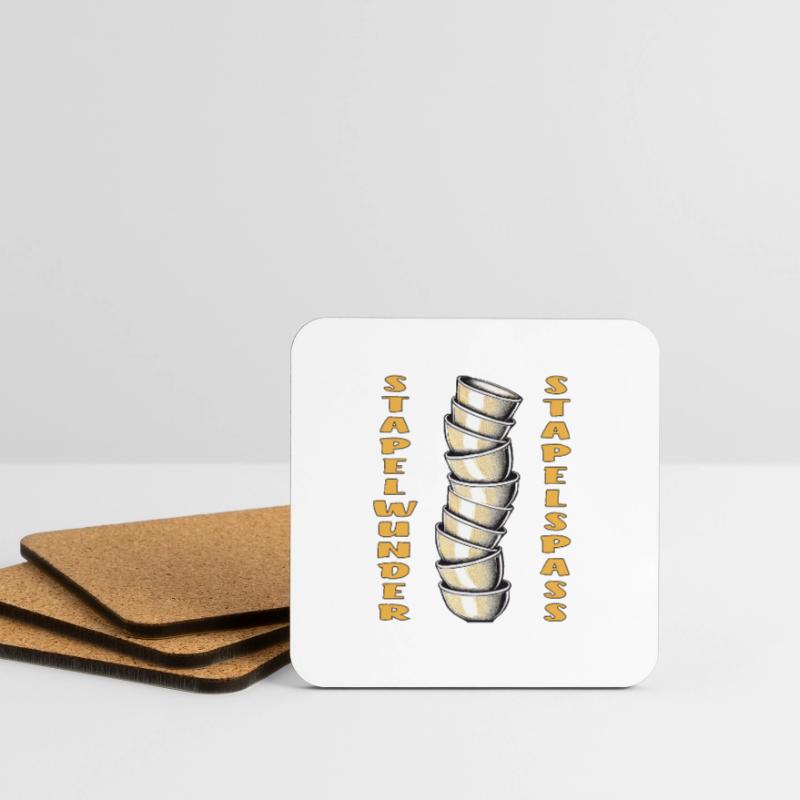 CUP STACKING STACKING MIRACLE STACKING FUN Coasters (set of 4)