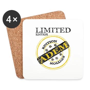 I'm Adem My Name Is Adem First Name Gift Idea - Coasters (set of 4) - white - Front