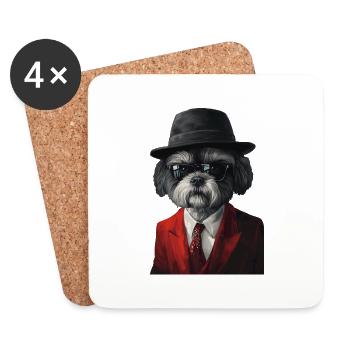 Shih Tzu - Untersetzer (4er-Set) - Weiß - Vorne