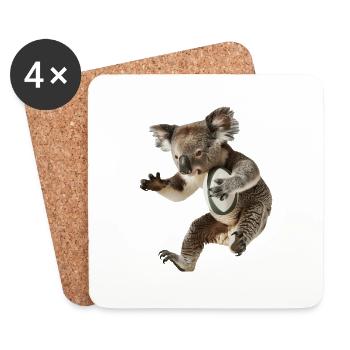 Koala - Untersetzer (4er-Set) - Weiß - Vorne