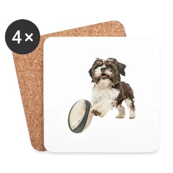 Shih Tzu - Untersetzer (4er-Set) - Weiß - Vorne