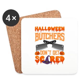 Boucher d’Halloween Boucher d’Halloween - Dessous de verre (lot de 4) - blanc - Devant