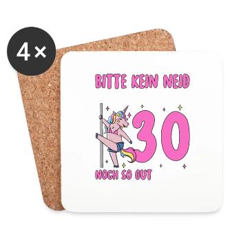 Please No Envy 30 Birthday - Coasters (set of 4) - white - Front