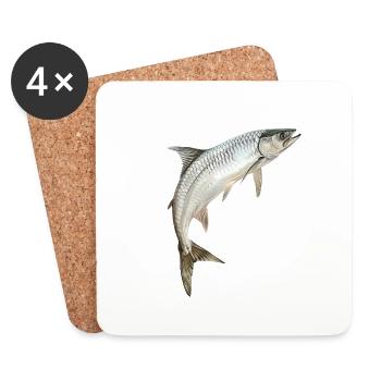 Tarpon - Untersetzer (4er-Set) - Weiß - Vorne