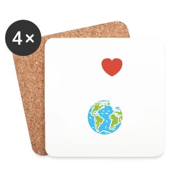 Travel Humor Vacation - Coasters (set of 4) - white - Front