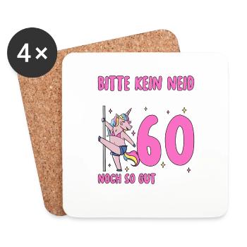 Please No Envy 60 Birthday - Coasters (set of 4) - white - Front