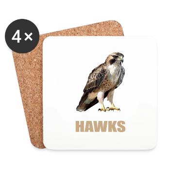 Falcon Falcon - Coasters (set of 4) - white - Front