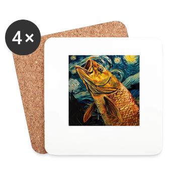 Tarpon - Untersetzer (4er-Set) - Weiß - Vorne