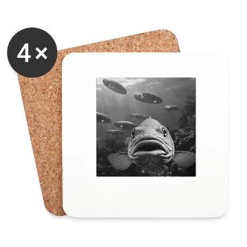 Tarpon - Untersetzer (4er-Set) - Weiß - Vorne