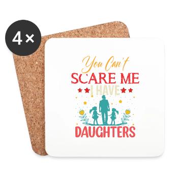 You CANT Scare Me - Untersetzer (4er-Set) - Weiß - Vorne