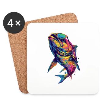 Tarpon - Untersetzer (4er-Set) - Weiß - Vorne