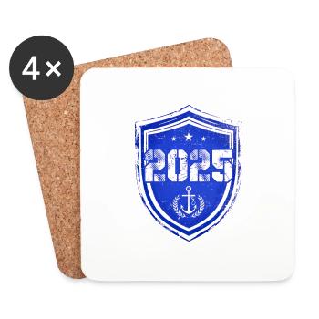 2025 year - Coasters (set of 4) - white - Front