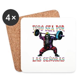 Todo Sea Por Las Señoras 2 - Untersetzer (4er-Set) - Weiß - Vorne