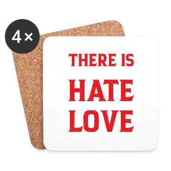 There Is No Hate Like Christian Love 6 - Untersetzer (4er-Set) - Weiß - Vorne