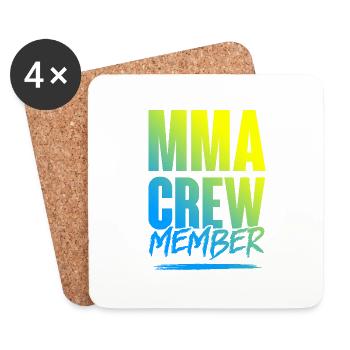 Mma Crew - Coasters (set of 4) - white - Front