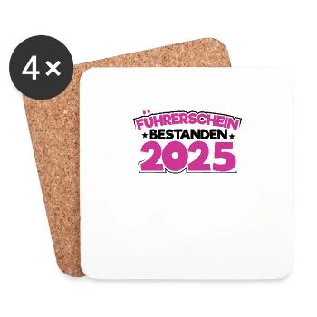 Driving License 2025 Driving Test Driving License Test - Coasters (set of 4) - white - Front
