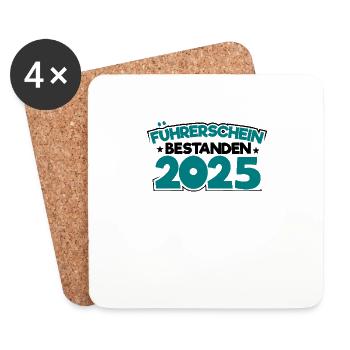 Driving License 2025 Driving Test Driving License Test - Coasters (set of 4) - white - Front