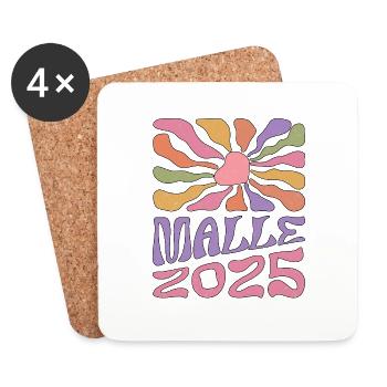 Malle 2025 - Coasters (set of 4) - white - Front