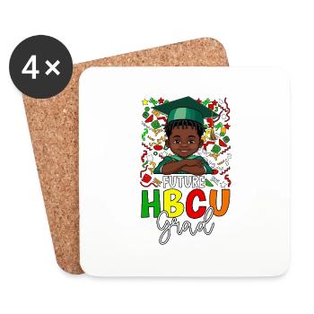 Future HBCU Grad - Untersetzer (4er-Set) - Weiß - Vorne