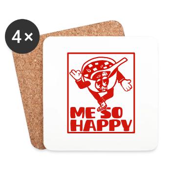 Miso Happy Suppe - Untersetzer (4er-Set) - Weiß - Vorne