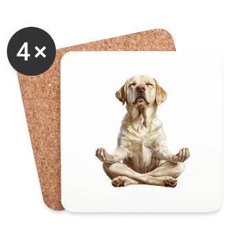 Labrador Retriever - Untersetzer (4er-Set) - Weiß - Vorne
