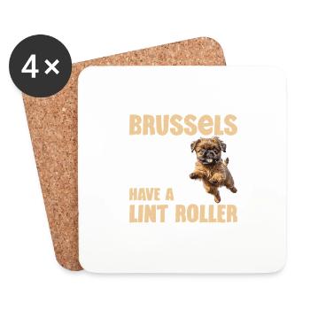 Of course, I always have a Brussels Griffon - Coasters (set of 4) - white - Front