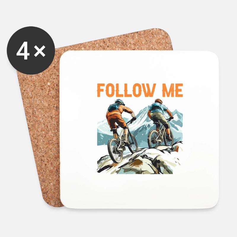 Don't Follow Me You Won't Make It 15 - Untersetzer (4er-Set) - Weiß