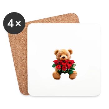 Cuddle Expert - Coasters (set of 4) - white - Front