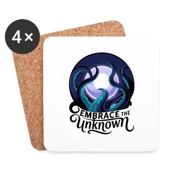 EMBRACE THE UNKNOWN - Coasters (set of 4) - white - Front