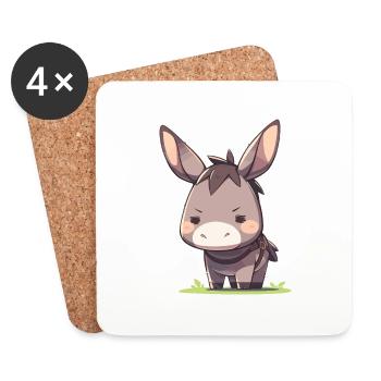 Mules Mule - Coasters (set of 4) - white - Front