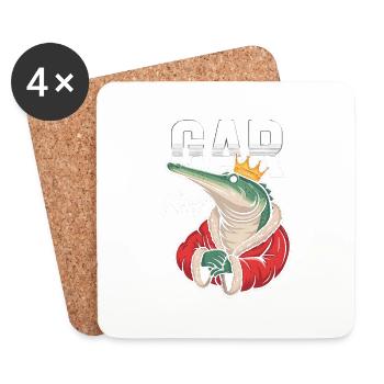 Gar - Untersetzer (4er-Set) - Weiß - Vorne